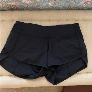 Black lulu lemon shorts